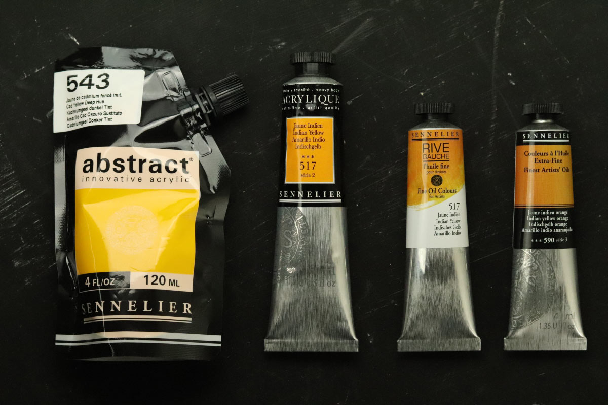 acrylic vs oil paint comparison